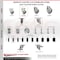 Service Caster 3.5 Inch 316SS Gray Polyurethane Swivel 7/8 Inch Expanding Stem Caster Set SCC-SS316EX20S3514-PPUB-78-4 - alternate 3